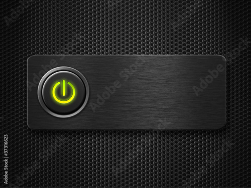 Photo: power button on power button on