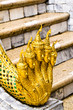 Snake statues. Snake statues.
