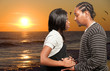 Expecting parents Black African American couple