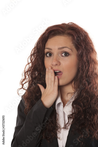 Photo: Scared woman Scared woman