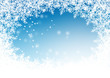 Winterlandschaft, Frost, Eisblumen, Schnee, Kristalle, Vorlage