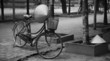 Photo: Vietnamese hat hanging on a bike Vietnamese hat hanging on a bike