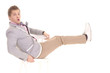 young guy at floor