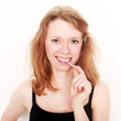 Mädchen mit Lolli