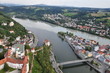 Passau - Dreiflüsse-Stadt / Three-River-City - DE, Aug 2011