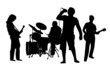 Rockband Silhouette
