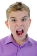Angry little boy
