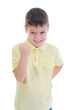 Angry little boy