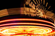fairground at night