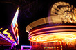 fairground rides at night