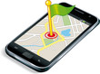 Smartphone GPS flag