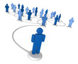Illustration: Social Network of People Social Network of People