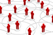 Illustration: Network of People - Communication Links Network of People - Communication Links