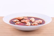 Polish red borscht with uszka (a mushroom filled dumplings) Polish red borscht with uszka (a mushroom filled dumplings)
