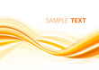 Orange abstract wave. Vector Orange abstract wave. Vector