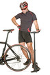 Inflate the bicycle tyre