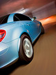 Fast Sports Car with Motion Blur
