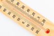 wooden thermometer isolated wooden thermometer isolated