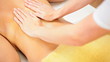 Young Brunette Girl Enjoying Upper Body Massage