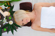 Young woman at spa procedure