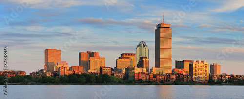 Photo: Boston Charles River panorama Boston Charles River panorama