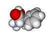 Molecule of phenylalanine Molecule of phenylalanine