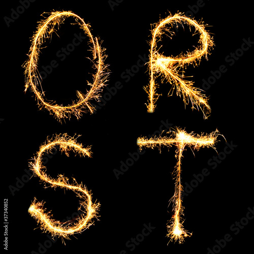 Photo: Real Sparkler Alphabet. See other letters in my portfolio. Real Sparkler Alphabet. See other letters in my portfolio.