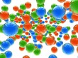 Illustration: Colorful bright spheres Colorful bright spheres