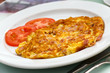 Omelett mit Schinken und Tomaten Omelett mit Schinken und Tomaten