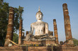 ancient buddha image statue at Sukhothai historical park