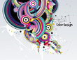 ilustracion de circulos en vector