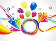 abstract celebration background explode