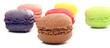 Macarons colorés