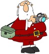 Santa Taking Photos