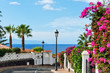 Street in Los Gigantes, Tenerife. Street in Los Gigantes, Tenerife.
