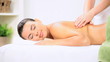 Beautiful Girl Receiving Body Massage Therapy