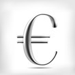 3D Euro sign