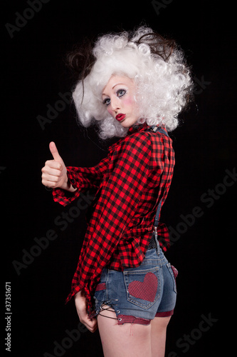 Photo: Sexy hitchhiker Sexy hitchhiker
