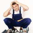 handwerker dreht durch