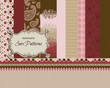 Sari Patterns with Matching Ribbons, Borders and Label Sari Patterns with Matching Ribbons, Borders and Label