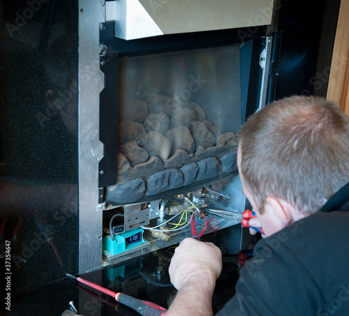 Photo: Gas Fire Repair Gas Fire Repair