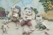 Native molding art on wall