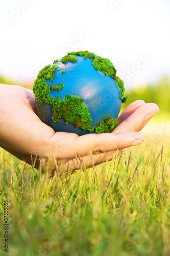 Photo: earth in hand earth in hand