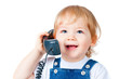 handsome boy talking on the phone