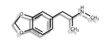 Structural formula of MDMA (ecstasy)