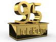 Jubiläum 95 Podest gold Jubiläum 95 Podest gold