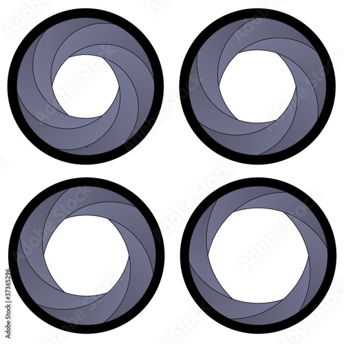 Vector: vector camera shutter apertures vector camera shutter apertures