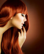 Beauty Portrait. Healthy Hair Beauty Portrait. Healthy Hair