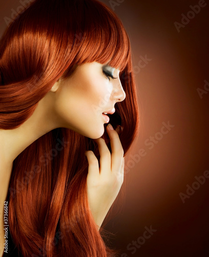 Foto : Beauty Portrait. Healthy Hair Beauty Portrait. Healthy Hair