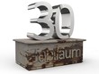 Jubiläum 30 Podest silber Jubiläum 30 Podest silber